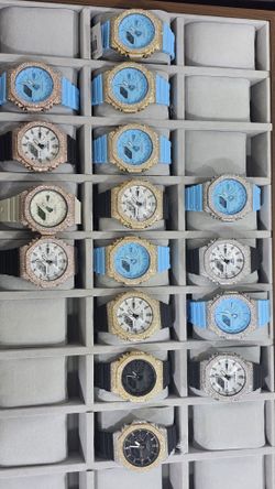 Moissanite G Shock Pure 925 Sterling Silver