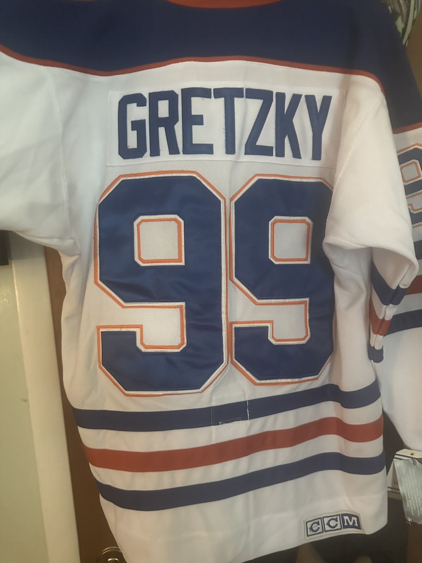 Vintage Wayne Gretzky Oilers Jersey White