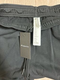 Fabletics Year Round Terry Cargo Jogger Black Size Small