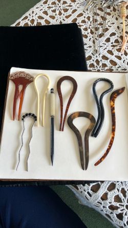 8 Vintage Hair Bun sticks