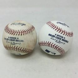 GAME USED MLB BASEBALLS 500+ 