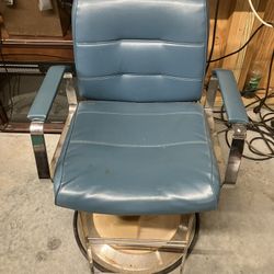Koken Electric Barber Chair, Barber Clipper Vac And 3 Lather Machines