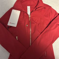 size 2 red lululemon matching set 