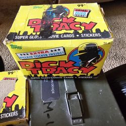 1990 Topps Vintage Dick Tracy Super Glossy Movie Cards Wax Box 24 Packs