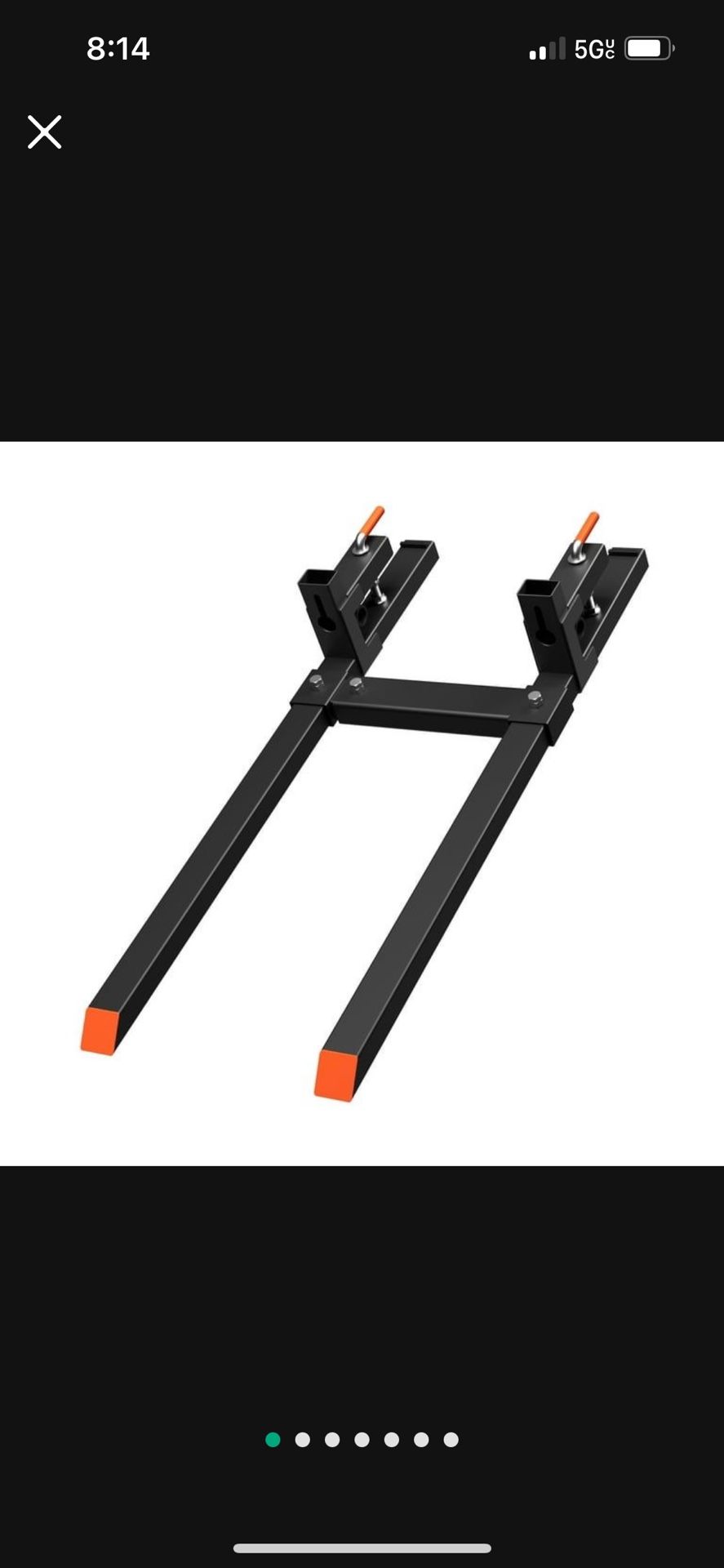 Tractor Forks 43’’ 1500 Lbs Max