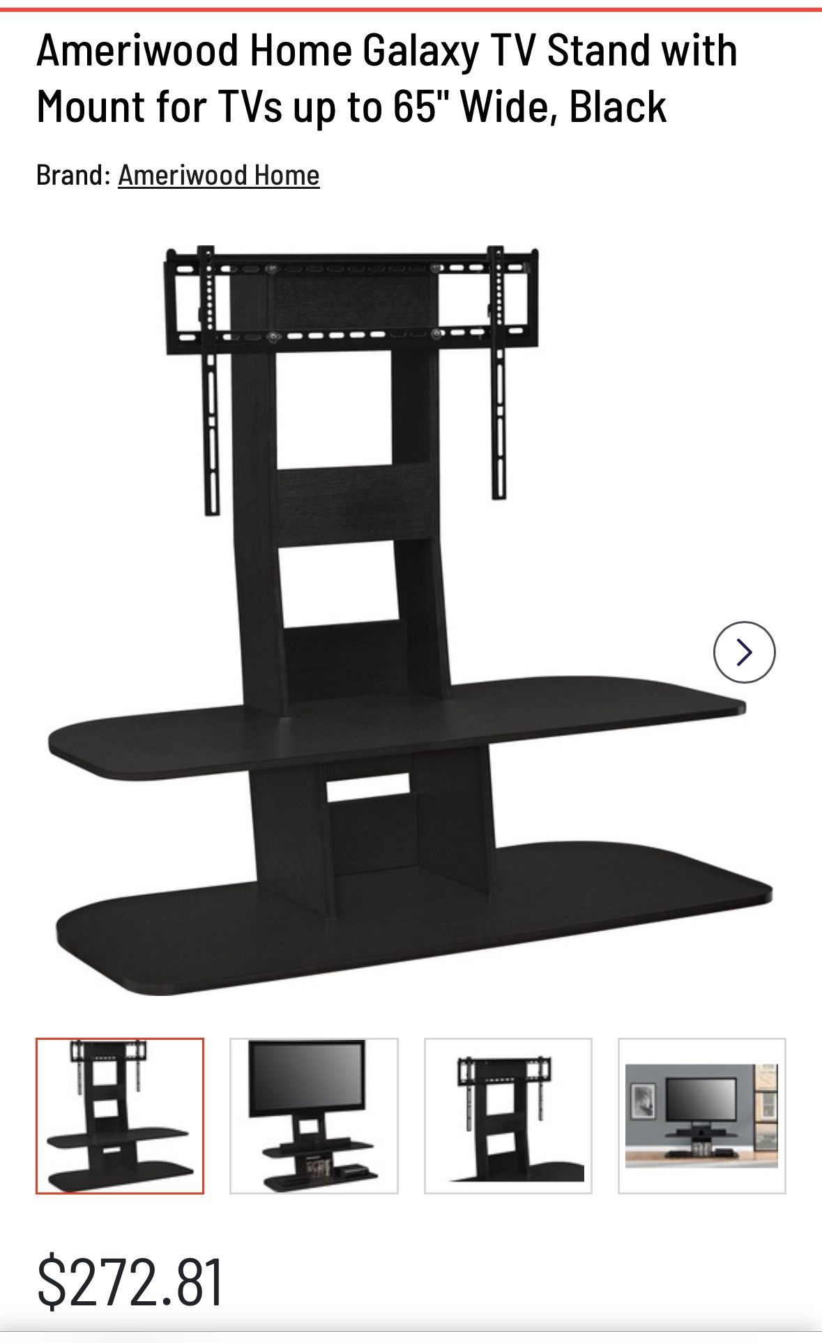 Ameriwood Galaxy Tv Stand With Mount 