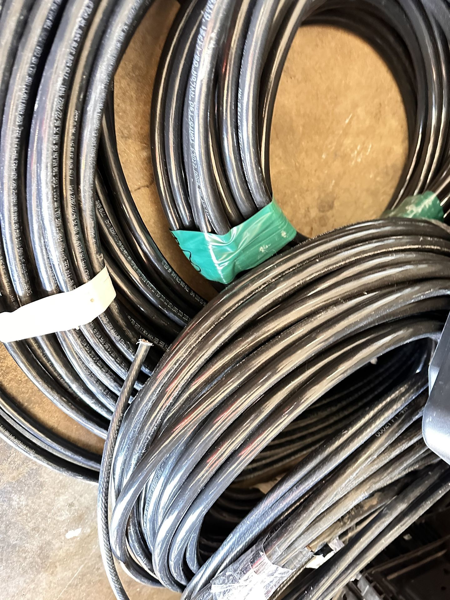 (By-the-Foot) 3/0 Black Stranded CU SIMpull THHN Copper Wire
