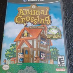 NINTENDO GAMECUBE ANIMAL CROSSING GAME $120 FINAL PRICE READ DESCRIPTION AND SEE 👀 ALL PICTURES 