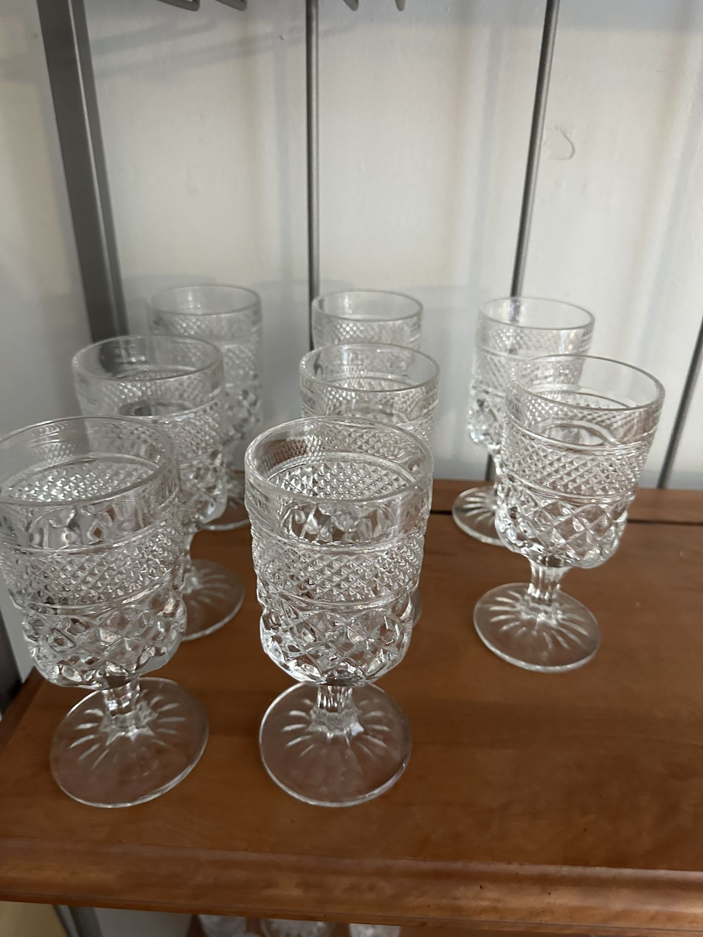 Vintage Anchor Hocking Wexford Glasses 