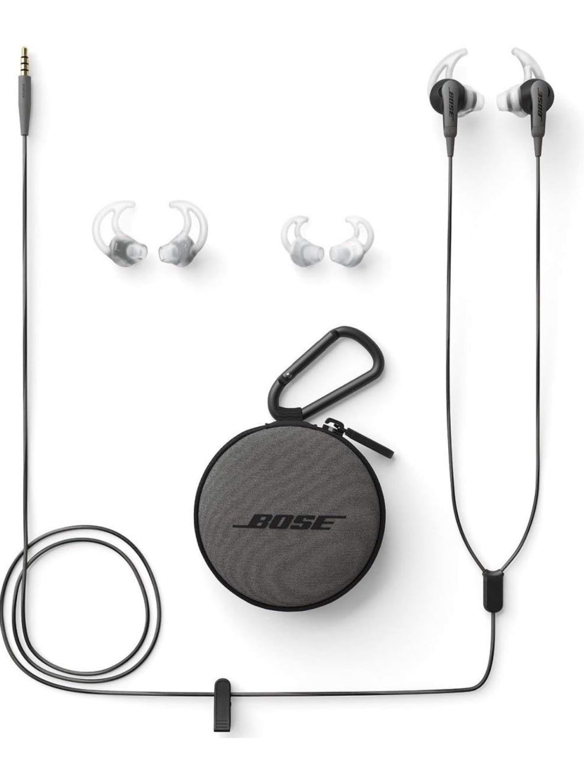Bose SoundSport In-Ear Headphones For Apple Devices ((contact info removed)) - Charcoal BLK,WW