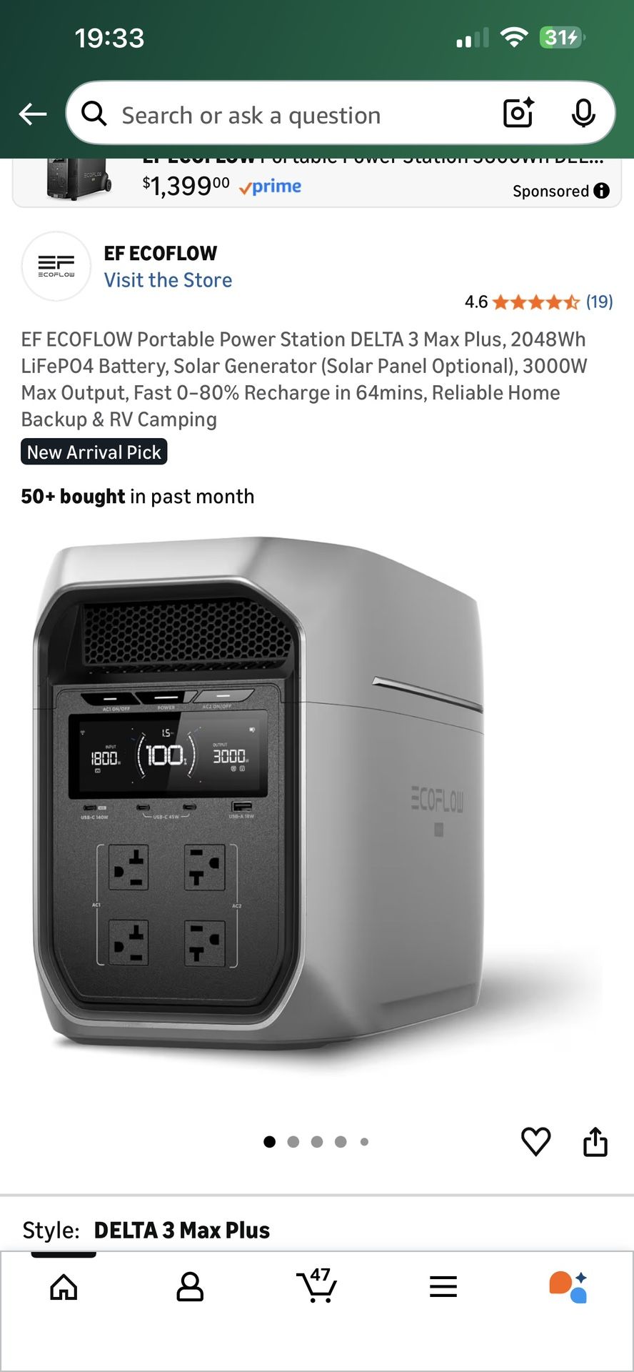 ECOFLOW DELTA 3 MAX Plus