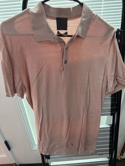 H& m Pink Short Sleeve Polo Shirt