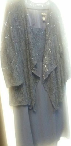 Navy blue lace and sequin dress (32)