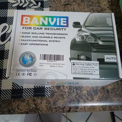 BANVIE PROFESSIONAL CAR ALARM SYSTEM W EXTRAS