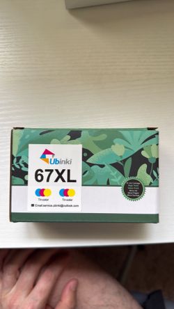 1 ink cartridge 67XL color ink for HP printer