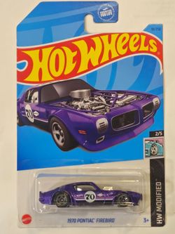 HOT WHEELS . MODIFIED . 1970 PONTIAC FIREBIRD  T/A.