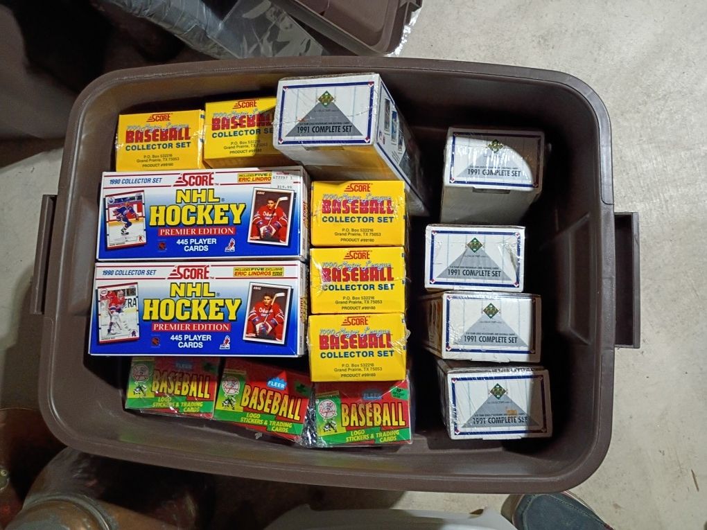 Baseball and Hockey Cards