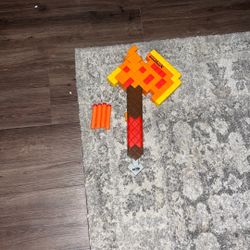 Addition, Pickax, Minecraft Gun And Hitting