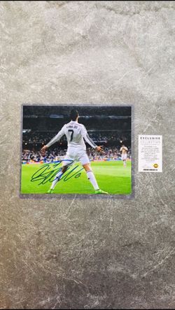 Cristiano Ronaldo Signed Autograph (Real Madrid/Juventus/Portugal) Soccer Football