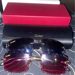 Big C and Buffalo Horn Cartiers Diamond cut