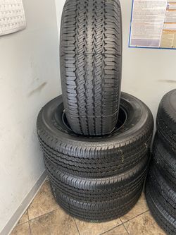 SET CONTINENTAL 265/70/17 SEMI NEW 95 %TREAD LIFE $300 PRICE INCLUDE PROFESSIONAL INSTALLATION AND TAX