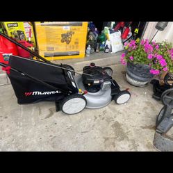 Murray 21 in. 140 cc Briggs and Stratton Walk Behind Gas Push Lawn Mower with Height Adjustment and with Mulch Bag