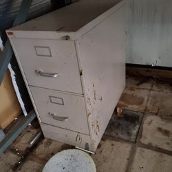 2 door metal file cabinet