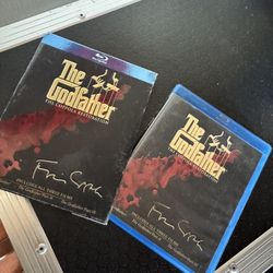 THE GODFATHER BLU RAY TRILOGY $30
