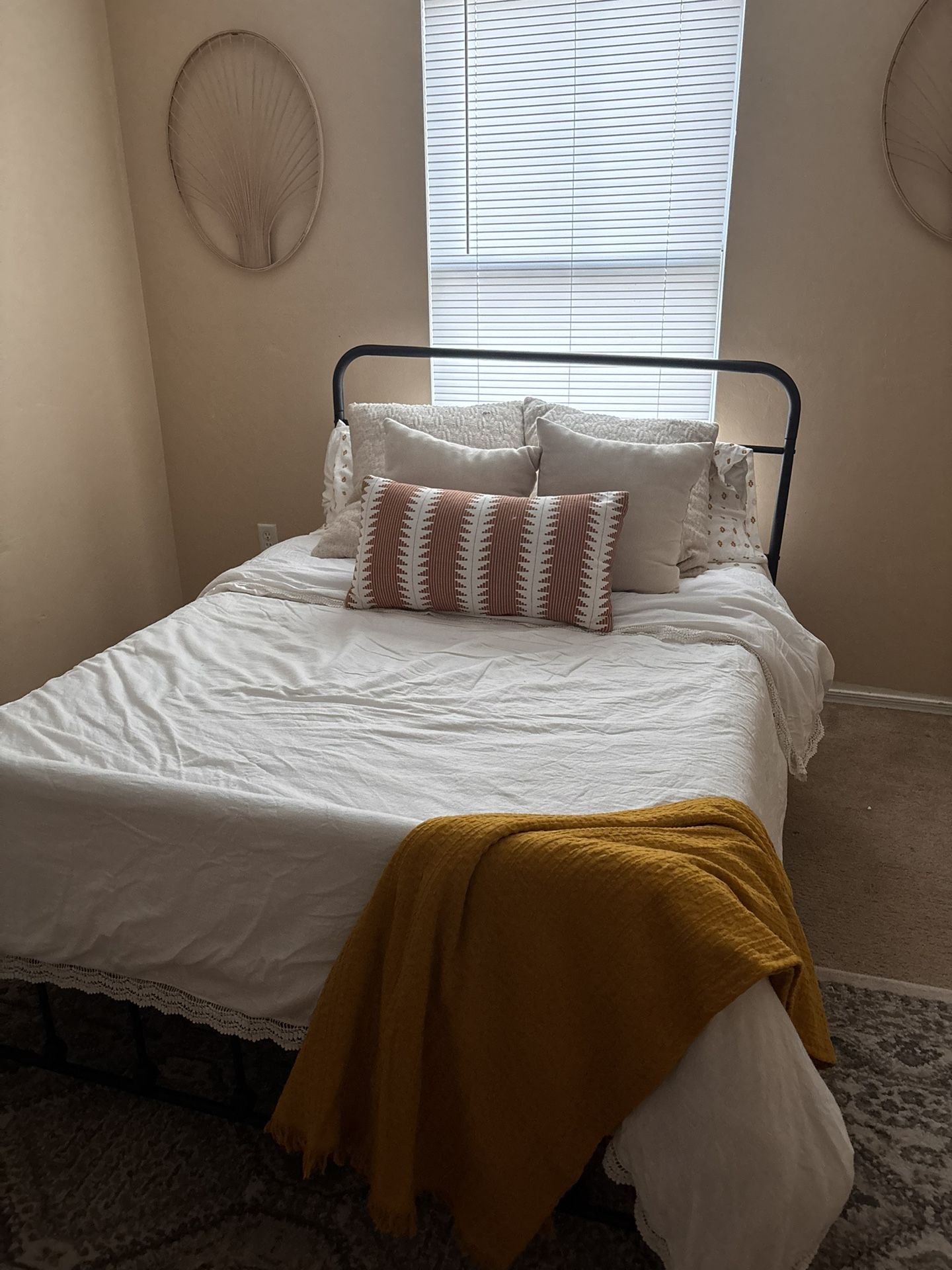 Bed frame and mattress