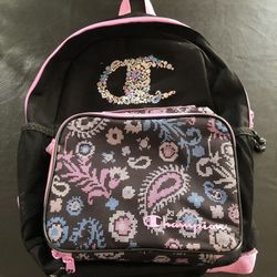 Champion Backpack With Lunch Bag