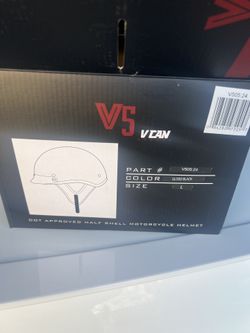 Motorcycle Helmet vs vcan helmet v505.24 large
