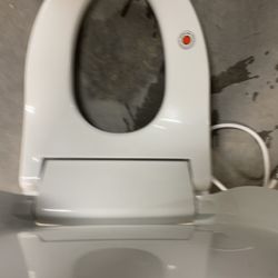 Toilet  Bidet Seat Conversion