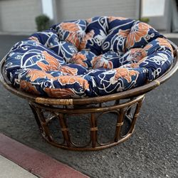 Vintage 70’s Papasan Chair 