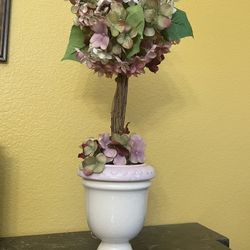Ceramic Flower Decor 21 inches Tall 