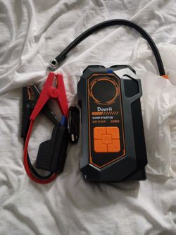 Jump starter ,air pump,power bank, light..10 in 1