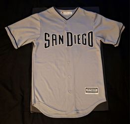 SAN DIEGO PADRES WIL MYERS #4 MAJESTIC COOL BASE JERSEY - SMALL