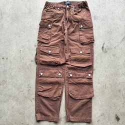 Medium Homme Femme brown cargo pants