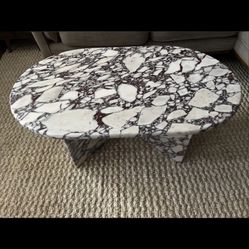 Custom Calacatta viola Italian Marble Table 