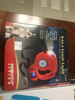 Dog leash & dog brush