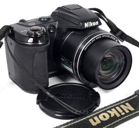 Nice Nikon Coolpix L310 14.1mp Digital Camera w/ Nikon Strap