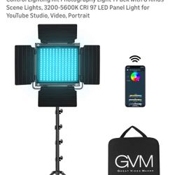 GVM RGB LED Video Light/Studio Light Brand New