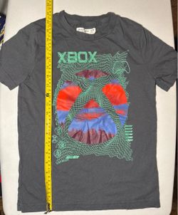 Abercrombie Kids Boys Charcoal Gray Xbox Graphic T-Shirt Size 9/10