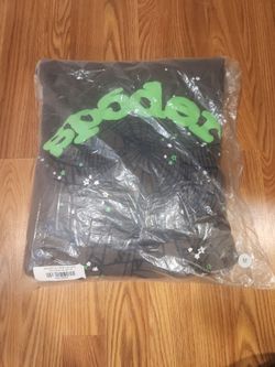 Sp5der OG Web Gray Hoodie Medium