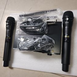 Professional Dual Channels Receiver Dual KSM8  Wireless Microphones System🎤🎤🎉🎉