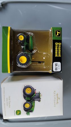 John Deere Tractor Christmas Ornaments