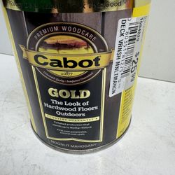 New Cabot Moonlit Mahogany Stain Quart. Must Pick Up