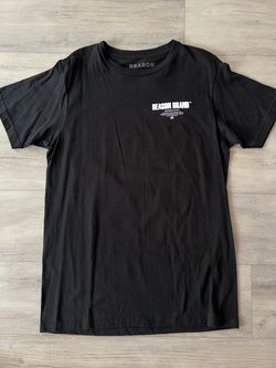 Reason Brand Black Graphic T-Shirt