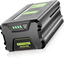 Upgrade 80V 3.0Ah Replacement Battery for Greenworks 80V Max Lithium Ion Battery 