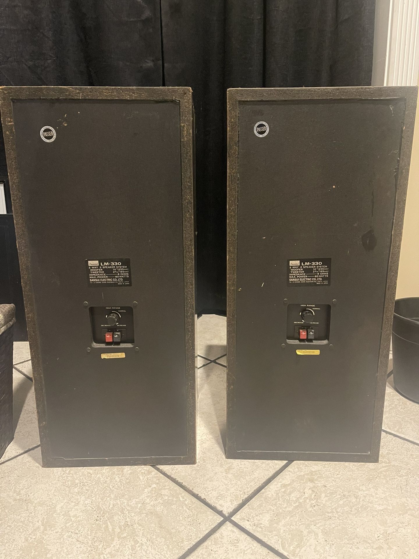 Sansui lm cheap 330 speakers