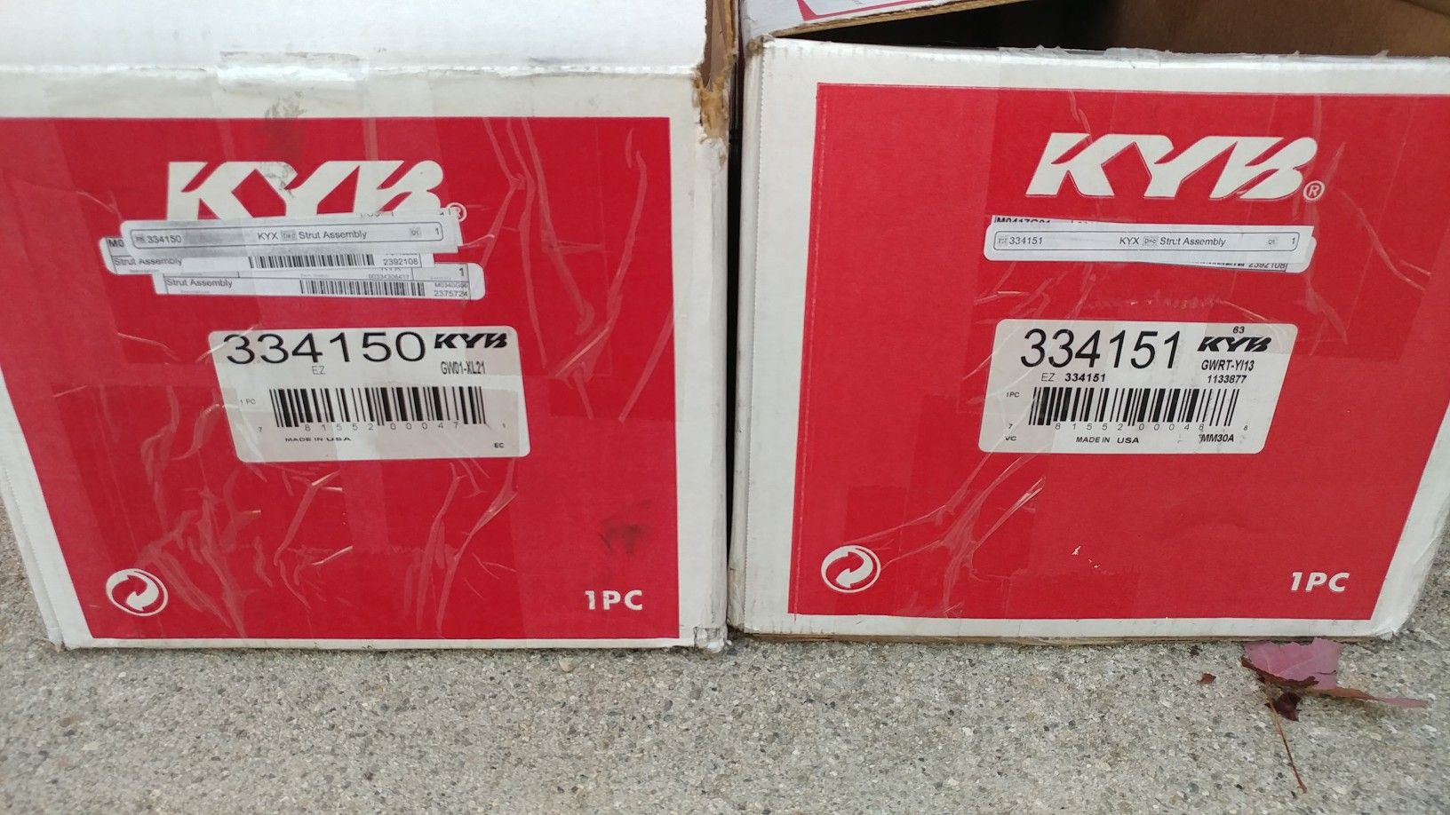 Nissan maxima KYB shocks/struts